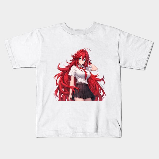 rias gremory Kids T-Shirt by WabiSabi Wonders